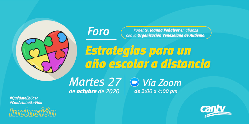 Cantv y OVA invitan a la videoconferencia “Estrategias para un año escolar a distancia”